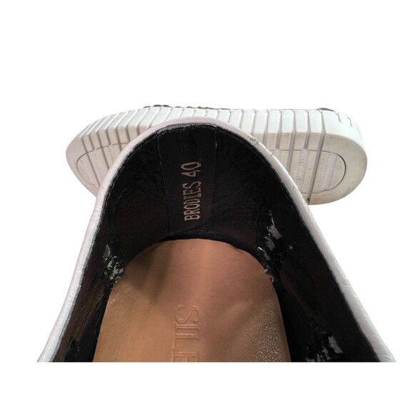 Anthropologie Silent D Brodies Sneaker Black Woven Leather $175 Size EU 40, US 9 - Picture 3 of 10